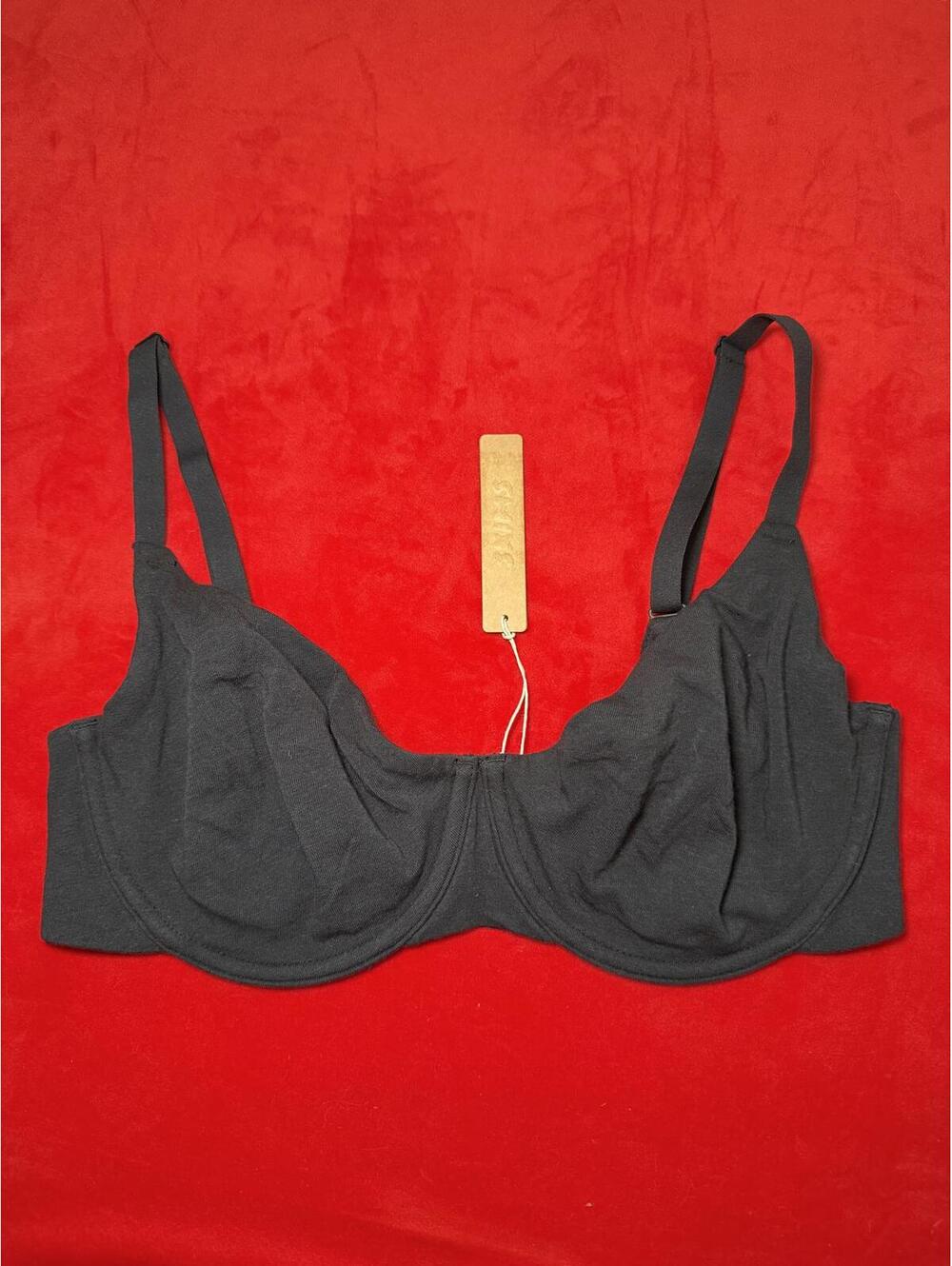 SKIMS Black Underwire Bra